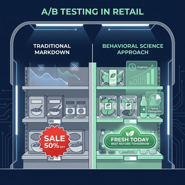 Comparison between traditional markdown approach and behavioral science approach in retail